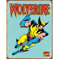 Wolverine Retro  Large Metal Tin Sign 16" X 12 1/2" Genuine American Made