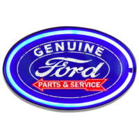 LED Rope Bar Sign Genuine Ford Parts 16" x 10"