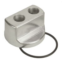 Standard Engine Spin On Adapter with 1/2" NPT Ports, 20x1.5mm Engine Thread