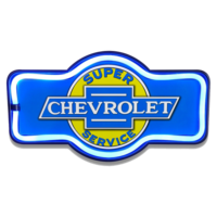 LED Rope Bar Sign Chevy Service 17" x 9"