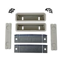 1965-67 Mustang Deluxe Door Panel Hand Cup Kit (6 Pieces plus Hardware) White
