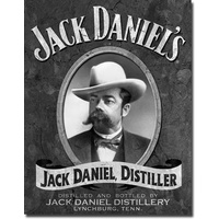 Jack Daniels  Large Metal Tin Sign 40.6cm X 31.7cm Genuine American Made