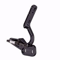 1965 - 1966 Mustang Billet Trunk Hinges Black Alloy - Steel Trunk - Ring Brothers
