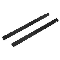Ford F Truck 1980-97 Fuel Tank Straps BLACK - Side Mount - 19 Gallon