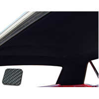 1964.5-68 Mustang Coupe Headliner - Black Carbon Fiber Look