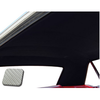 1964.5-68 Mustang Coupe Headliner - Silver Carbon Fibre Look