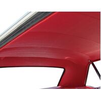 1964.5-68 Mustang Coupe Headliner (Moonskin Grain) Bright Red