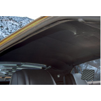 1969-70 Mustang Coupe Headliner - Black Carbon Fibre Look