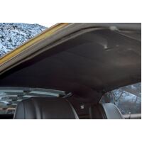 1969-70 Mustang Coupe Headliner - Black Moonskin Grain