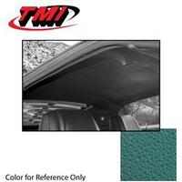 1964.5-68 Mustang Fastback Headliner - Dark Aqua/Turquoise Moonskin Grain