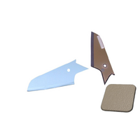 1969-70 Mustang Sportsroof Sail Panels (1 Pair) White Moonskin Grain