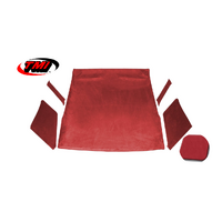 1964-66 Mustang Fastback 1-Piece Headliner - Hot Rod Red UniSuede