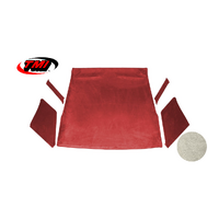 1964-66 Mustang Fastback 1-Piece Headliner - Mocha Parchment UniSuede