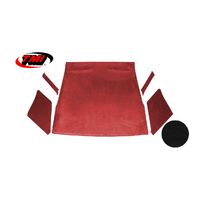 1964-66 Mustang Fastback 1-Piece Headliner - Black UniSuede