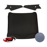 1969-70 Mustang Sportsroof 1-Piece Headliner - Light Blue Sierra Grain Vinyl
