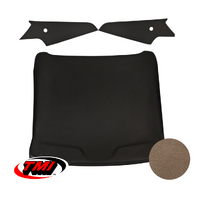 1969-70 Mustang Sportsroof 1-Piece Headliner - Palomino Sierra Grain Vinyl