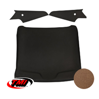1969-70 Mustang Sportsroof 1-Piece Headliner - Saddle Sierra Grain Vinyl