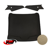 1969-70 Mustang Sportsroof 1-Piece Headliner - Nugget Gold Corinthian Grain Vinyl