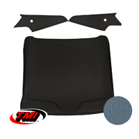 1969-70 Mustang Sportsroof 1-Piece Headliner - Light Blue Corinthian Grain Vinyl