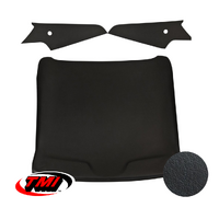 1969-70 Mustang Sportsroof 1-Piece Headliner - Black Corinthian Grain Vinyl