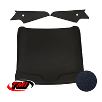 1969-70 Mustang Sportsroof 1-Piece Headliner - Dark Blue Corinthian Grain Vinyl