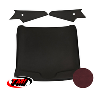 1969-70 Mustang Sportsroof 1-Piece Headliner - Mulberry UniSuede