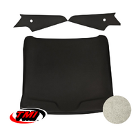 1969-70 Mustang Sportsroof 1-Piece Headliner - Mocha Parchment UniSuede