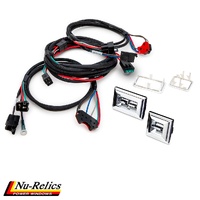 Nu-Relics Power Window Chrome Switch Kit - Chrome - 2 Door - Door Placement