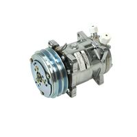 Sanden 508 Style A/C Compressor V Belt Pulley - Chrome Aluminium Housing