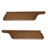 1971-73 Mustang Coupe/Sportsroof Sunvisors (1 Pair) Ginger Tier Grain