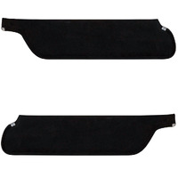 1964.5-66 Mustang Coupe/Fastback Sunvisors (1 Pair) Dark Green Sierra Grain