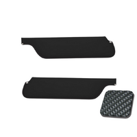 1964.5-66 Mustang Coupe/Fastback Sunvisors (1 Pair) Black Carbon Fibre Look