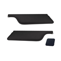 1969-70 Mustang Coupe/Sportsroof Sunvisors (1 Pair) Dark Blue Moonskin Grain