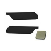 1964.5-66 Mustang Convertible Sunvisors (1 Pair) Ivy Gold Sierra Grain