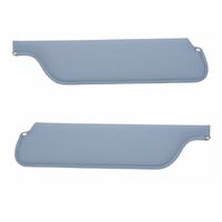 1964.5-66 Mustang Convertible Sunvisors (1 Pair) Light Turquoise Sierra Grain