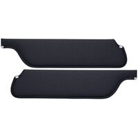 1964.5-66 Mustang Convertible Sunvisors (1 Pair) Black Sport R