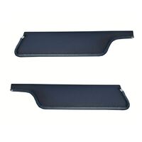 1971-73 Mustang Convertible Corinthian Grain Sunvisors (1 Pair) Dark Blue