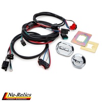 1964 - 1973 Mustang Power Window Switches Double with Harness - Door