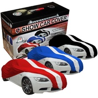 Autotecnica Indoor Show Car Cover - Red, Medium upto 4.5m