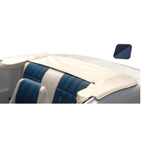 1971-73 Mustang Convertible Corinthian Top Boot (Padded w/ Slip Tab Design) Dark Blue