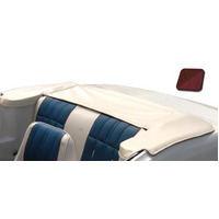 1971-73 Mustang Convertible Corinthian Top Boot (Padded w/ Slip Tab Design) Dark Red