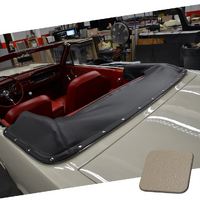 1964.5-66 Mustang Padded Convertible Top Boot (w/ Snap Fastener Design) White