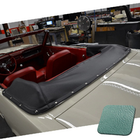 1964.5-66 Mustang Padded Convertible Top Boot (w/ Snap Fastener Design) Turquoise