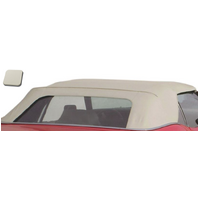 1969-70 Mustang Convertible Top (Plastic curtain not included) 36oz Pinpont Vinyl, White