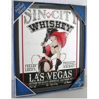 Sin City Whiskey - Las Vegas - Printed Mirror