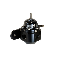 Black Adjustable Fuel Pressure Regulator (Universal)
