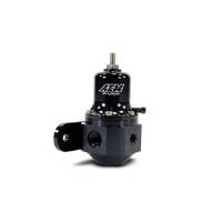 High Capacity Universal Black Adjustable Fuel Pressure Regulator
