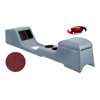 1967-68 Mustang Sport Standard Full Length Console - Metallic Red