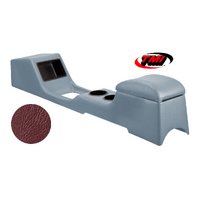 1967-68 Mustang Sport Standard Full Length Console - Dark Red