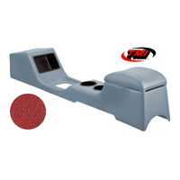 1967-68 Mustang Sport Standard Full Length Console - Bright Red